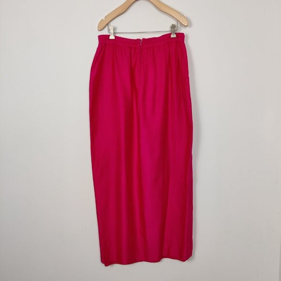 Vintage Algo Boutique Women's Pink Jacket & Maxi Skirt Set Sz Med Party Cocktail - Picture 3 of 16